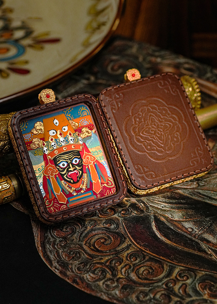 3D Hand-painted Thangka Pendant